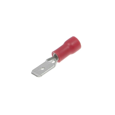 Konektor płaski męski izolowany 4.8mm 0.8mm 0.5-1mm² - końcówka kablowa