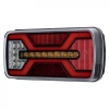 Lampa tylna LED do przyczepy, X-SPIDER 1, 5 funkcji: pozycyjne, kierunkowskaz, cofania, stop, odblask, L2425