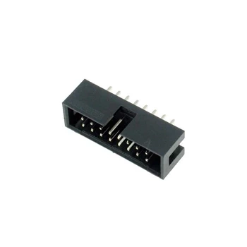 Wtyk IDC 16-stykowy prosty do montażu na PCB, raster 2,54 mm ze złoconymi stykami, Z-WS16G