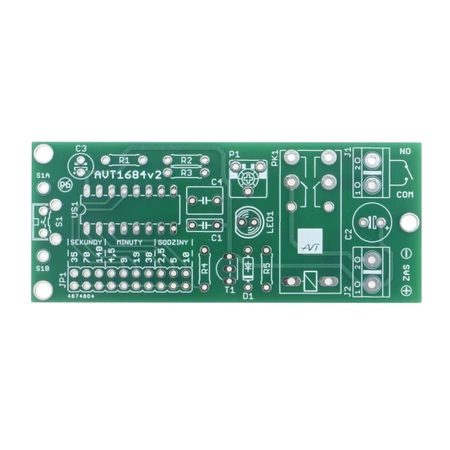 Automatyczny wyłącznik czasowy, PCB do projektu AVT1684