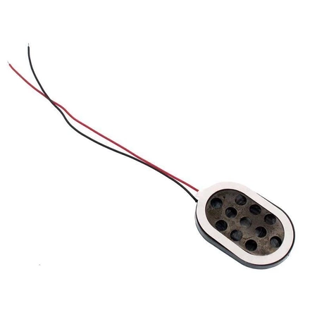 Głośnik miniaturowy, 0,5 W, 8 om, 30 × 20 mm, wysokość 5 mm, membrana tworzywo, MG30-20
