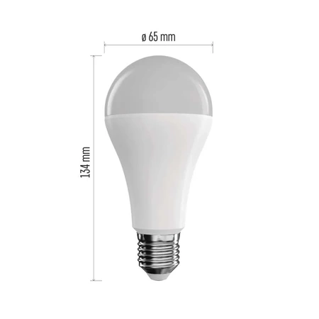 Żarówka LED E27 14W 1400lm 2700-6500K, RGB / ściemnialna / Wi-FI GoSmart A65