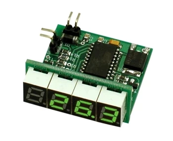 Termometr LED - wersja 7mm zielony - zlutowany KIT AVT 1697/1/G