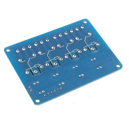 Moduł przekaźnika 4-kanały - 5V - 10A/250V - z optoizolacją - Arduino