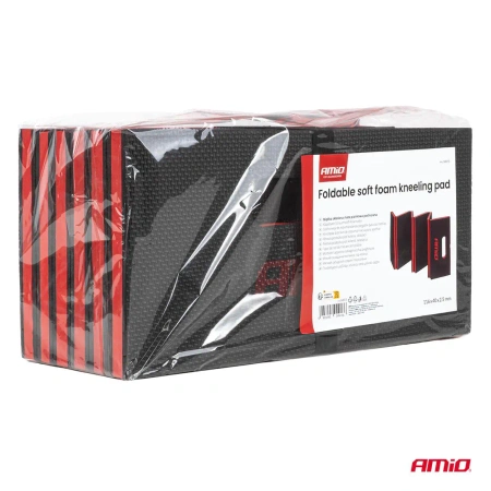 Mata warsztatowa składana piankowa 116 × 40 × 2,5 cm pod kolana i plecy, AMIO-04913