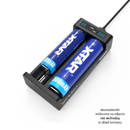 Ładowarka do akumulatorów cylindrycznych Li-ion 18650 Xtar MC2 PLUS