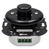 Dimmer LED 0.5-200VA ceramiczny podtynkowy moduł bez ramki okrągły czarny Ceramic Loft
