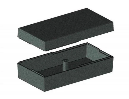 Obudowa uniwersalna Z7AP, 105,4 × 54,3 × 31,4 mm, ABS, czarna, Kradex