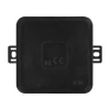 Puszka 12 przepustów 75x75x41mm IP54 czarna