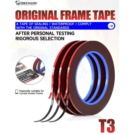 Taśma dwustronna do LCD T3, szerokość 3 mm, grubość 0,3 mm, Mechanic
