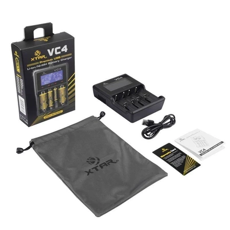 Ładowarka akumulatorów Li-Ion 18650 i innych, Xtar VC4