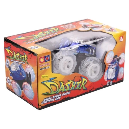 Tancerz - duży twister: szalone autko dasher, niebieskie
