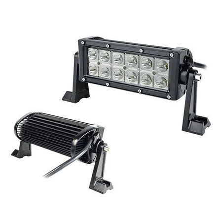 Lampa robocza LED 36W, biały zimny 2520lm, 10-30Vdc, IP67, podłużna