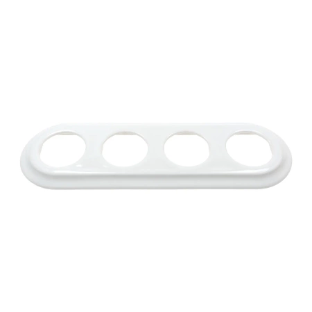 Ramka ceramiczna biała 4-modułowa Ceramic Loft R204