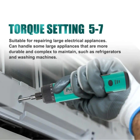 Wkrętak elektryczny z zestawem bitów Proskit PT-1366U