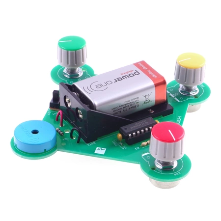 Konsola Audiochaos - generator dźwięków. Zestaw DIY do nauki lutowania AVT EDU624