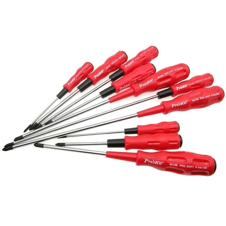 Wkrętak krzyżak PH2, seria Pro-Soft, 210mm, Proskit 89407B