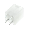 Wtyk ATX 4-stykowy męski prosty do montażu na PCB, raster 4,20 mm, biały, KWM4505-04S