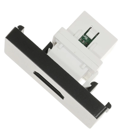 Moduł 1/2 - gniazdo HDMI - czarny - kompatybilny z ramkami Tawoia Glass