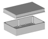 Obudowa uniwersalna Z95J, 193,2 × 283 × 95,5 mm, PS, jasnoszara, z panelami bocznymi, Kradex