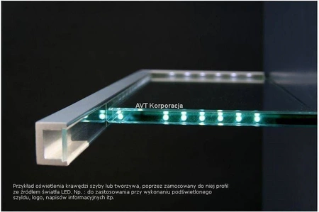 Profil PDS MDF, osłonka mleczna, 1m