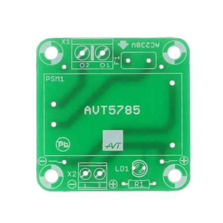Adapter zasilacza do modułu HLK-PMxx - PCB do projektu AVT 5785