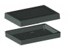 Obudowa uniwersalna Z33, 140 × 190 × 46 mm, ABS, czarna, z panelami bocznymi, Kradex