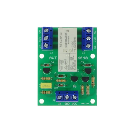 Energooszczędny przekaźnik bistabilny DPDT 12V sterowany TTL - zlutowany KIT AVT 6048