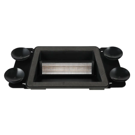 Lampa błyskowa LED do pojazdu, na przyssawki, 18 LED, światło niebieskie, przyssawki, R65 R10, 12V/24V, LW0053
