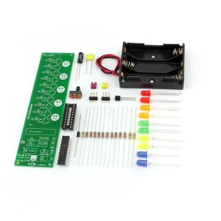 Termometr LED z emoji - TermoEmotek - zestaw DIY do nauki lutowania AVTEDU630