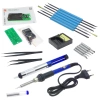 Zestaw lutowniczy w etui + kit do nauki lutowania: latarka LED AVTEDU627