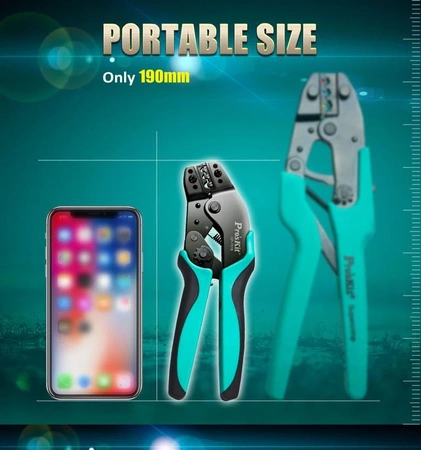 Zaciskarka konektorów nieizolowanych 1.5-6mm2, Proskit CP-751B