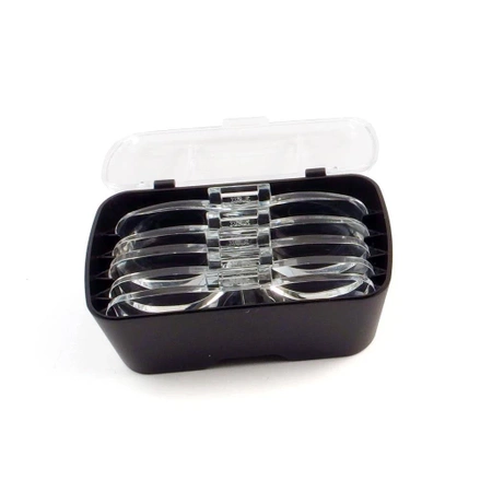 Lupa nagłowna LED MG81001-G, 2LED, 5 wymiennych szkieł