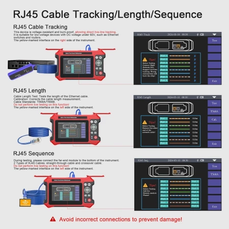 Wielofunkcyjny tester OTDR NOYAFA NF-9816