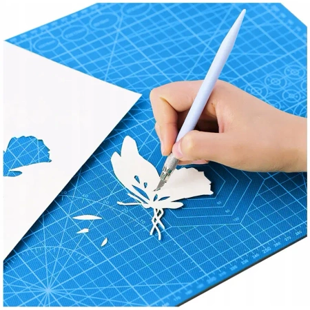 Mata modelarska do cięcia, samogojąca A3 45x30cm wielowarstwowa, niebieska