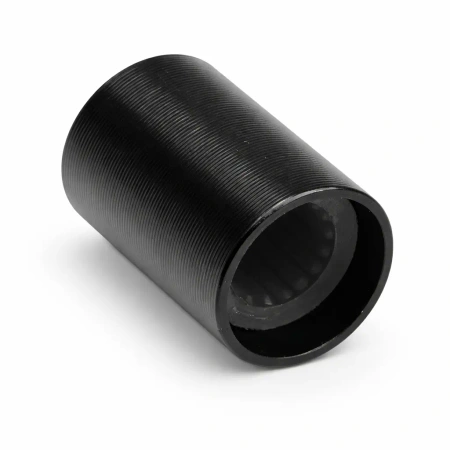 Gałka aluminiowa do potencjometru na oś 6mm - 10x15mm - czarna, srebrny znacznik - GCL10
