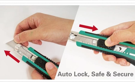 Nożyk metalowy z łamanym ostrzem i magazynkiem, DK2039 Proskit