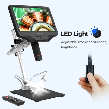 Profesjonalny mikroskop do lutowania SMD i serwisu GSM, ekran IPS 10,1″, HDMI 4K – Andonstar AD409Pro