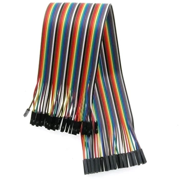 Zestaw przewodów do płytek stykowych SDxx 40szt żeński - żeński 30cm