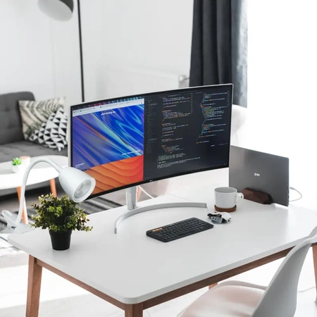 Lampka LED z klipsem biała, 4W, 420lm, zasilanie 230V