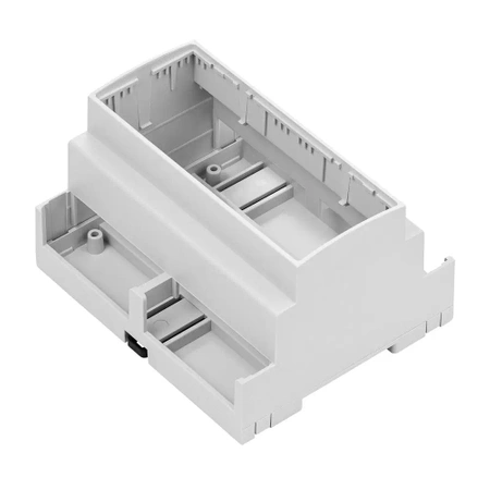 Obudowa na szynę DIN, 65.2x90x107mm, ZD1006 jasnoszara