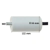 Kondensator rozruchowy do silnika 80µF 450VAC, CBB60, przewody 15 cm, Ø55 × 122 mm, EPERS