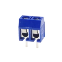 Złącze śrubowe 2 pola, raster 5, h=10mm DG301