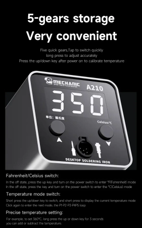 Stacja lutownicza A210 Mechanic