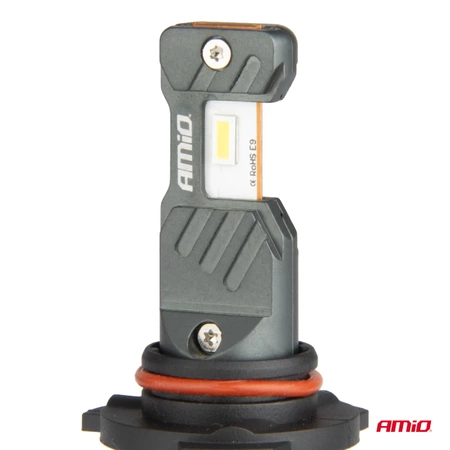 Żarówka samochodowa LED 2szt HB3 HIR1 H10 6000K Canbus 60W AMIO-04117 seria HYBRID AMIO-04117