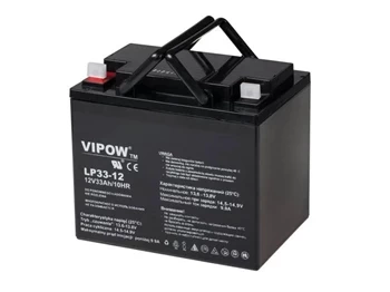 Akumulator żelowy 12V 33Ah, 194x132 x172mm, 10.78kg, LP33-12