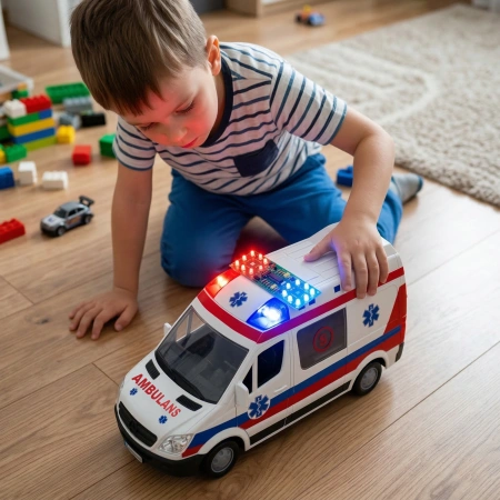 Stroboskop policyjny LED. Zestaw DIY do nauki lutowania AVT EDU621