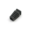 Przepust kablowy z odgiętką, otwór 5 mm, czoło 12 x 11 mm, czarny, Maszczyk