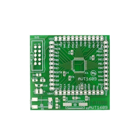 Moduł prototypowy STM32 - PCB do projektu AVT 1609