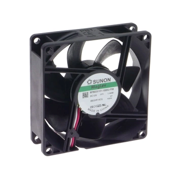 Wentylator osiowy Sunon 80×80×25 mm, 12 V DC, 70 m³/h, wyjście R